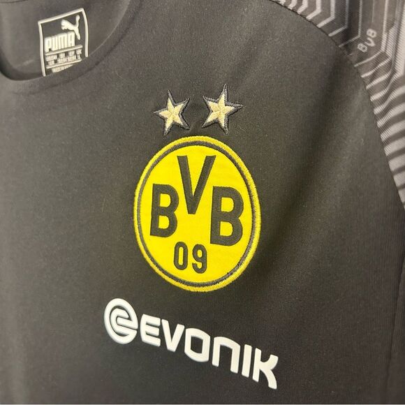 Puma Borussia Dortmund Training Jersey Men’s Large Soccer Football - Picture 7 of 16